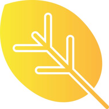 Tek bir simgenin vektör illüstrasyonu