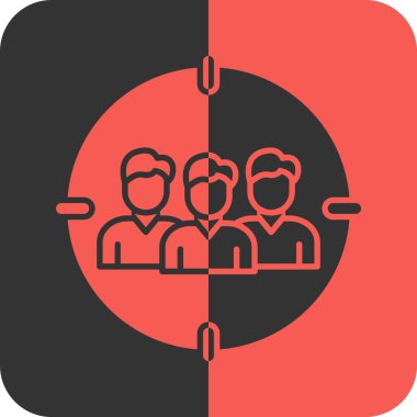 insanlar simge vektör illüstrasyonu