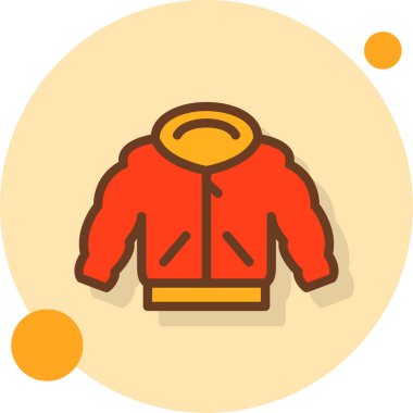 Kıyafetler. Web simgesi basit illüstrasyon