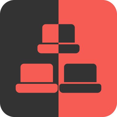 Modern ve renkli bir tasarımın vektör çizimi