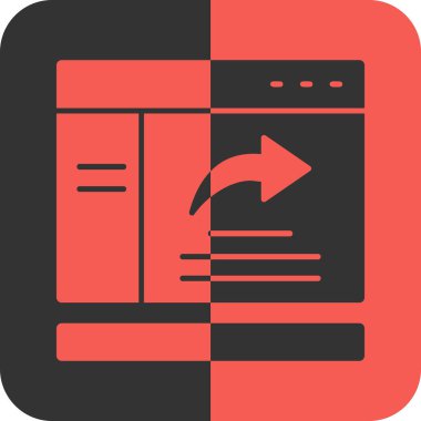 Tarayıcı simgesi soyut olarak izole edildi