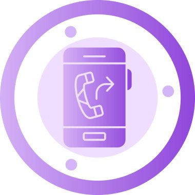 - Telefon. Web simgesi basit illüstrasyon