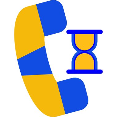 Telefon simgesi vektör illüstrasyonu