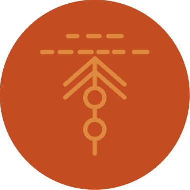 Modern yol simgesinin vektör illüstrasyonu