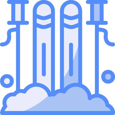 Bulut. Web simgesi basit illüstrasyon