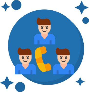 Müşteri desteği. düz dizayn