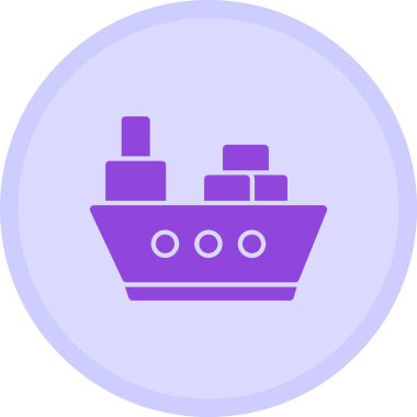 Tekne. Web simgesi basit illüstrasyon