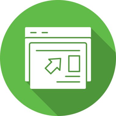 seo modern simgesinin vektör illüstrasyonu