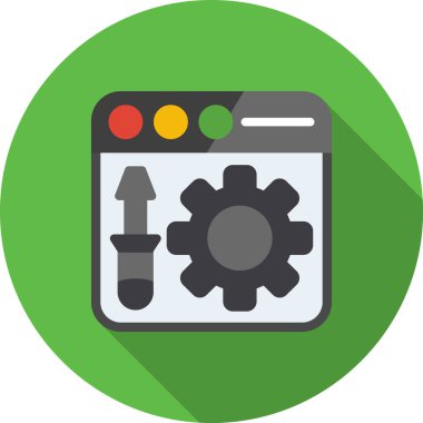 seo modern simgesinin vektör illüstrasyonu