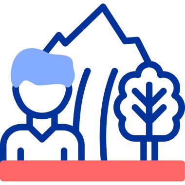 Bir ev simgesinin vektör illüstrasyonu