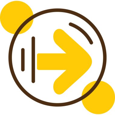 Bir yol işaretinin vektör illüstrasyonu