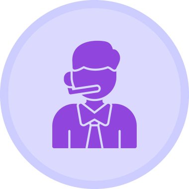 avatar. Web simgesi basit illüstrasyon