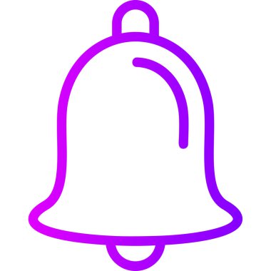 Zil. Web simgesi basit illüstrasyon