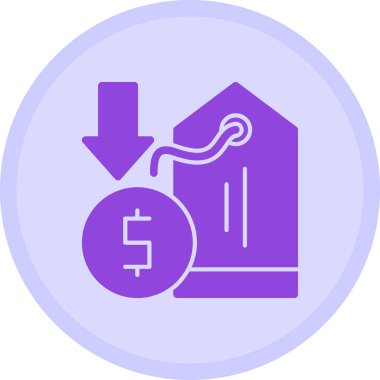 Dolar. Web simgesi basit illüstrasyon