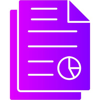 belge simgesi vektör illüstrasyonu