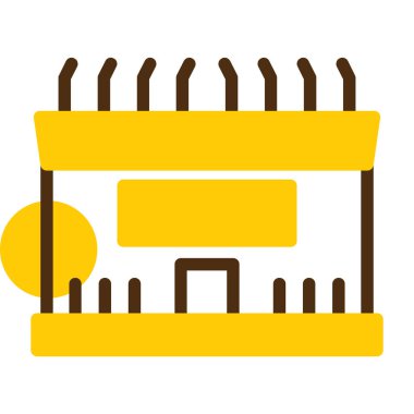 Modern bir simgenin vektör illüstrasyonu