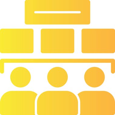 iş grafiği ikon vektör illüstrasyonu