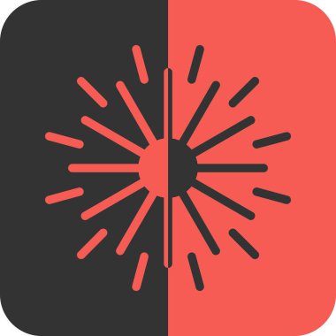 Tek bir simgenin vektör illüstrasyonu