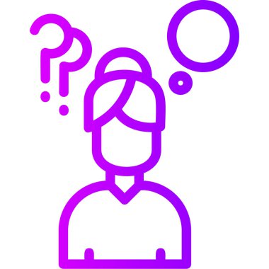 Soru işareti. Web simgesi