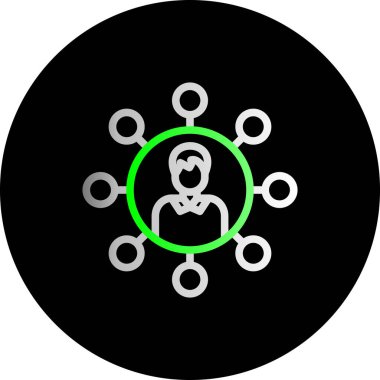 insanlar simge vektör illüstrasyonu