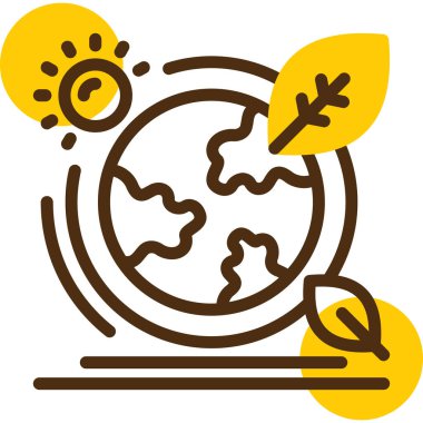 Küresel ısınma simgesi - özet biçiminde