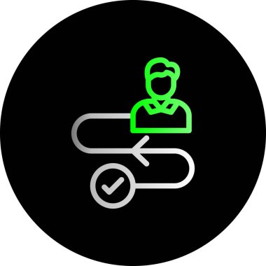 Vektör Avatar Simgesi illüstrasyonu