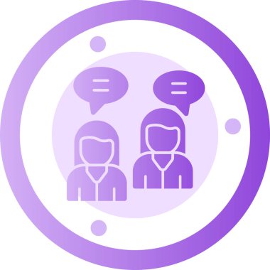 iş konsepti ikon vektör illüstrasyonu