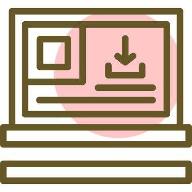 Web simgesi, bilginin vektör illüstrasyonu