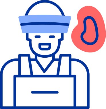 avatar. Web simgesi basit illüstrasyon