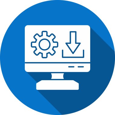 Geliştirme için web simgesi, vektör illüstrasyonu