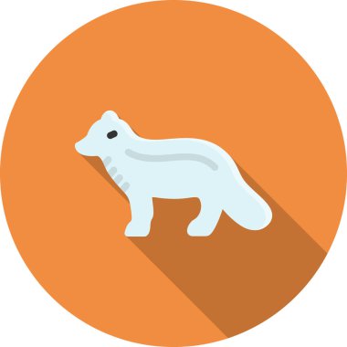 Hayvan ikonu. Hayvanların ve hayvan simgelerinin vektör çizimi