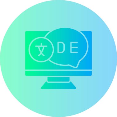 seo modern simgesinin vektör illüstrasyonu