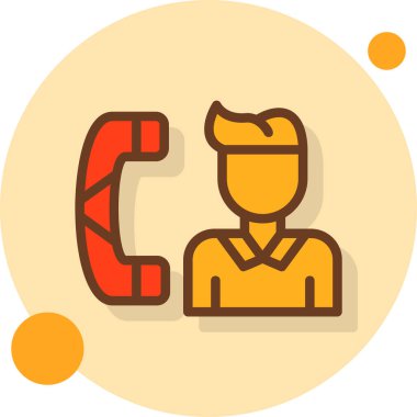 Çağrı merkezi. Web simgesi