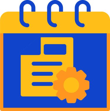 Takvim. Web simgesi basit tasarım