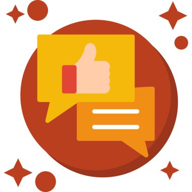 başparmak yukarı simgesi, vektör illüstrasyonu