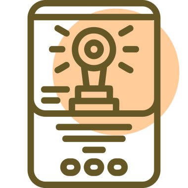 Seo simgesinin vektör illüstrasyonu