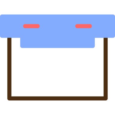 mobilya ikonu vektör illüstrasyonu