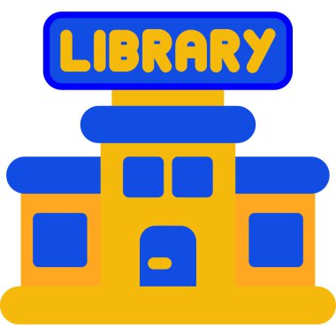 Bina. Web simgesi basit illüstrasyon