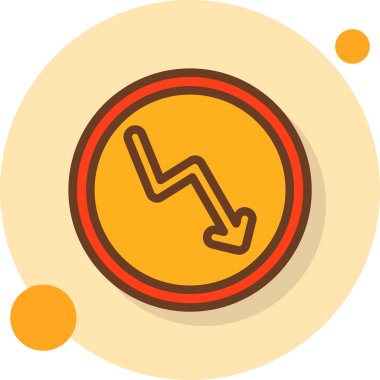 Tek bir izole simgenin vektör illüstrasyonu