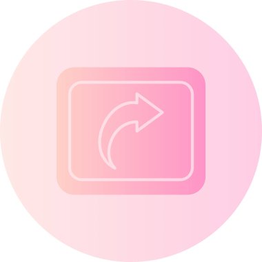 Sol ok simge vektör çizim