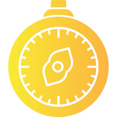 Pusula. Web simgesi basit illüstrasyon