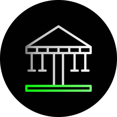 Benzersiz yapı vektörü simgesi