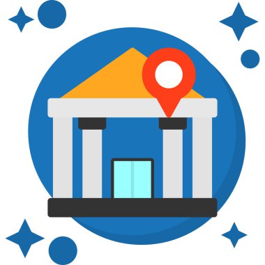 Dosya ana hatları biçiminde bina evi simgesi