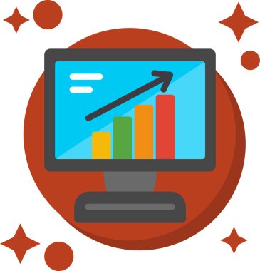 İş grafiği vektör çizim