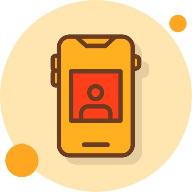 cep telefonu vektör simgesi