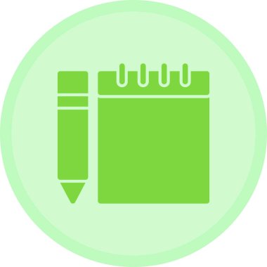 Kalem. Web simgesi basit illüstrasyon