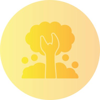 Ağaç. Web simgesi basit illüstrasyon