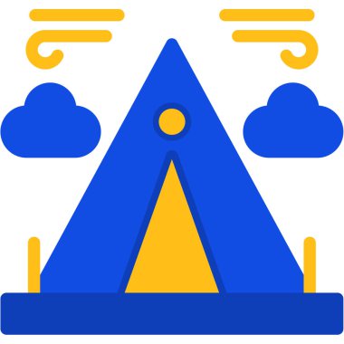 bayrak ikonu vektör illüstrasyonu