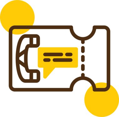 telefon sohbet simgesi vektör illüstrasyonu