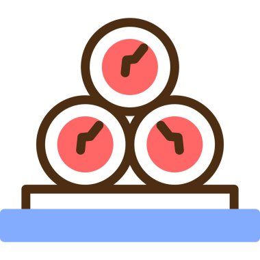 kahve makinesi ikon vektör illüstrasyonu